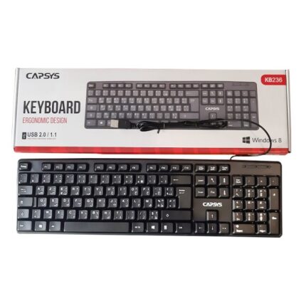 Clavier Usb Capsys Kb 236
