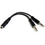 Cable Audio Jack M To 2 Jack F MIC+ECO