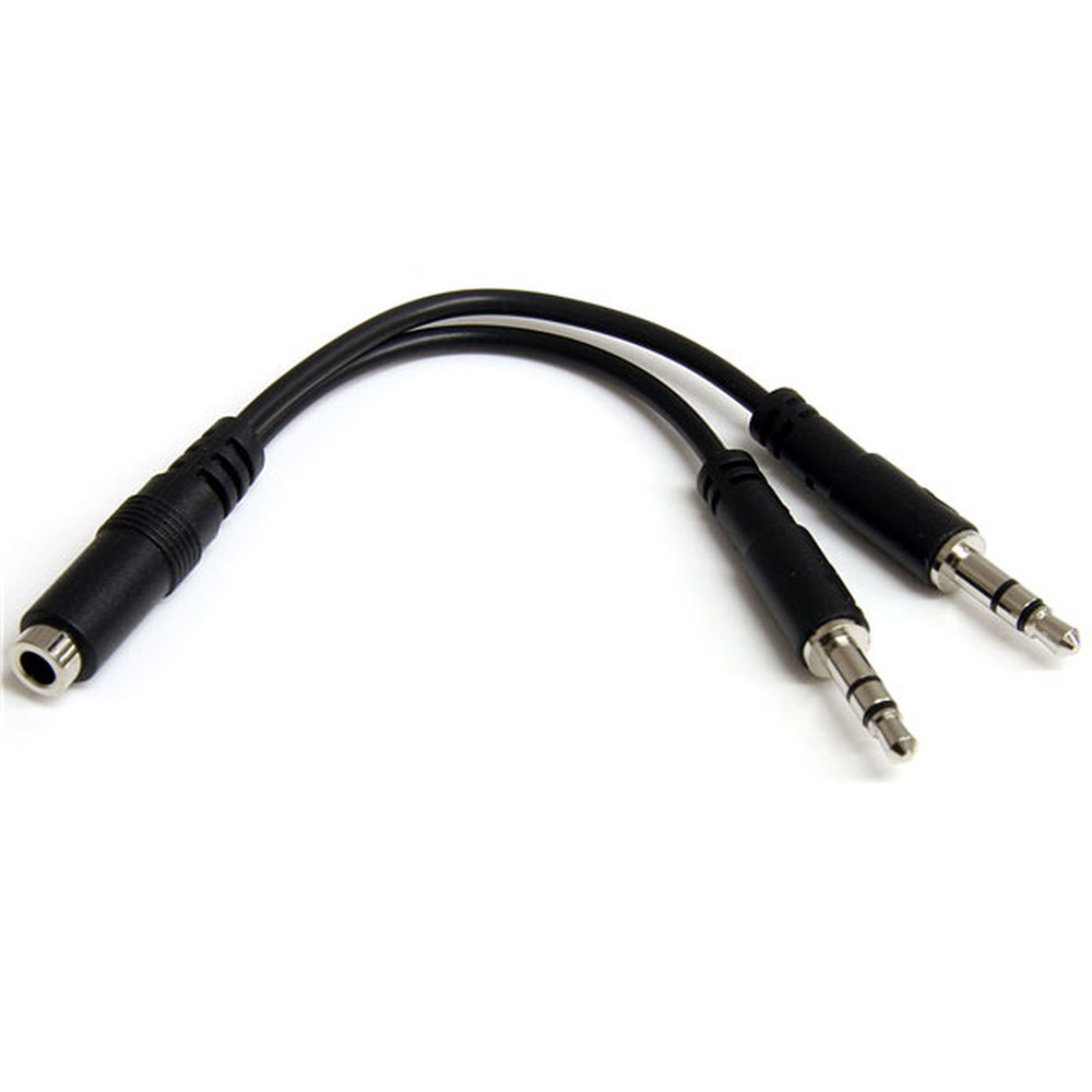 in2000203502@2x Cable Audio Jack M To 2 Jack F MIC+ECO - Image 1
