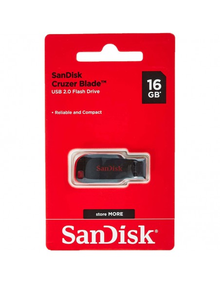 sandisk-flash-disque-16-go-cle-usb-20-cruzer-blade-1000000005523 Flash Disk 32 Go Sandisk Cruzer Blade - Image 1