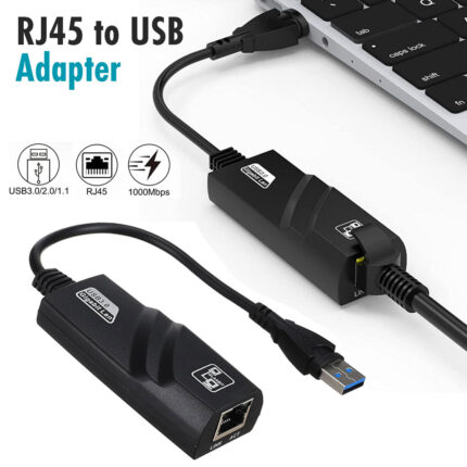 Adaptateur Type C RJ-45 10 / 100 / 1000 Boite